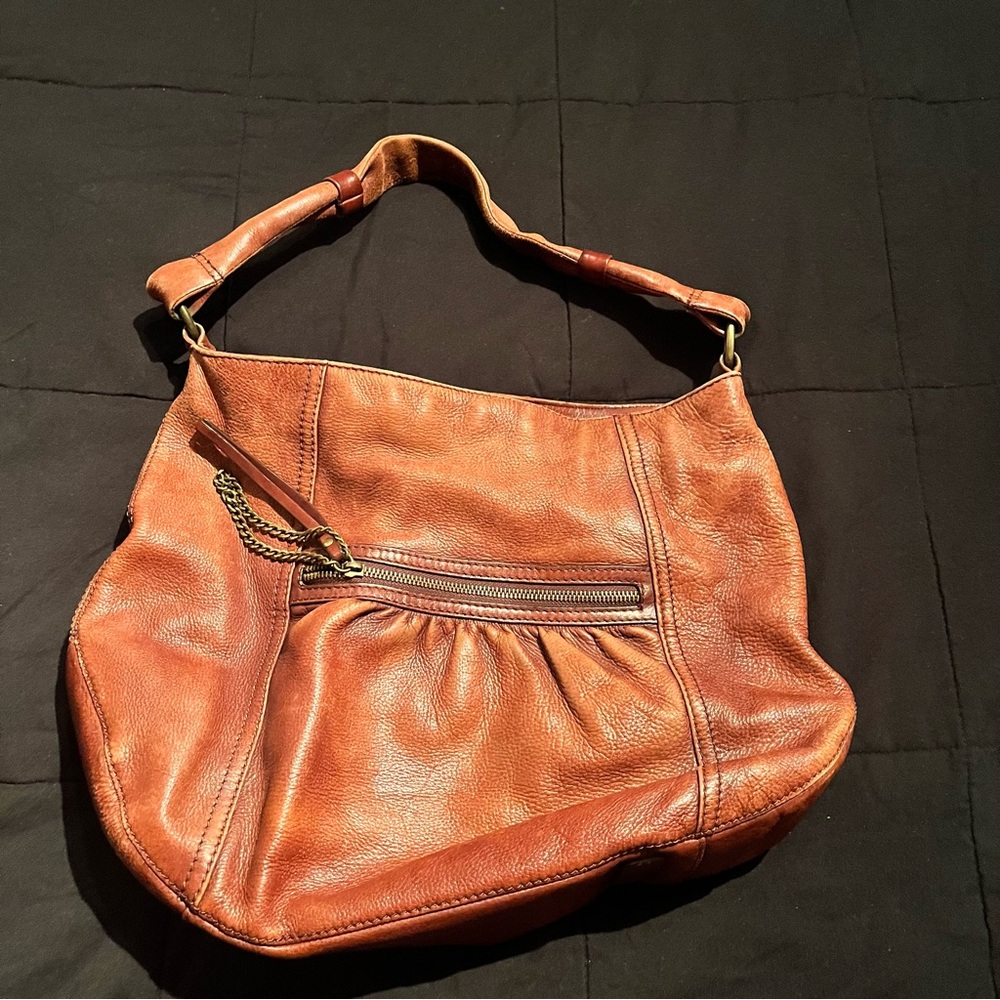Sereta vgt Brown Leather Shoulder Bag